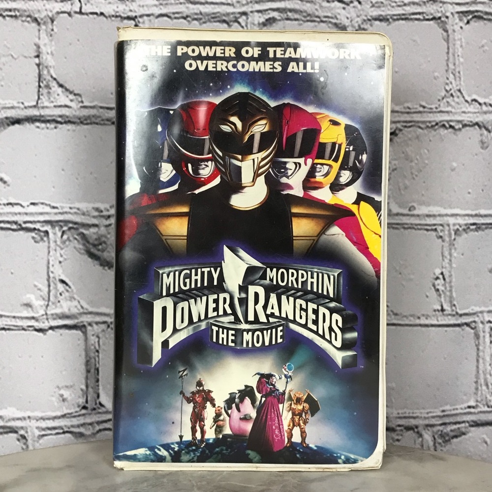 Mighty Morphin Power Rangers The Movie 1995 Vintage VHS Movie Tape